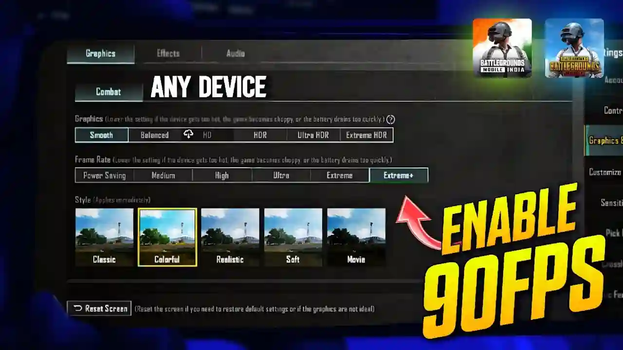 BGMI 90 FPS Supported Devices