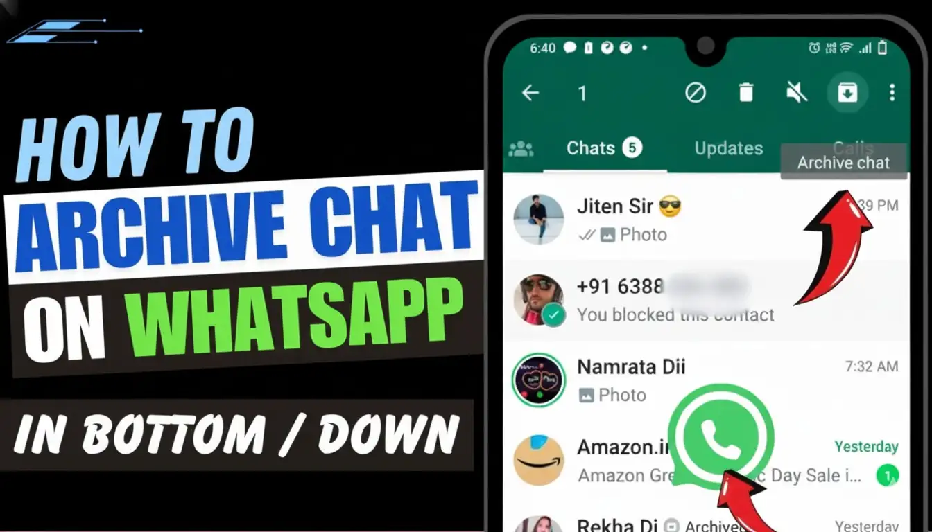 how to archive whatsapp chat