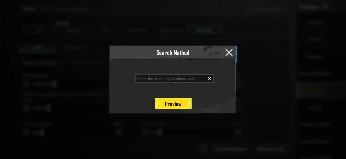 BGMI sensitivity code