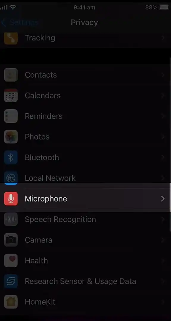 What is the orange dot on my iphone