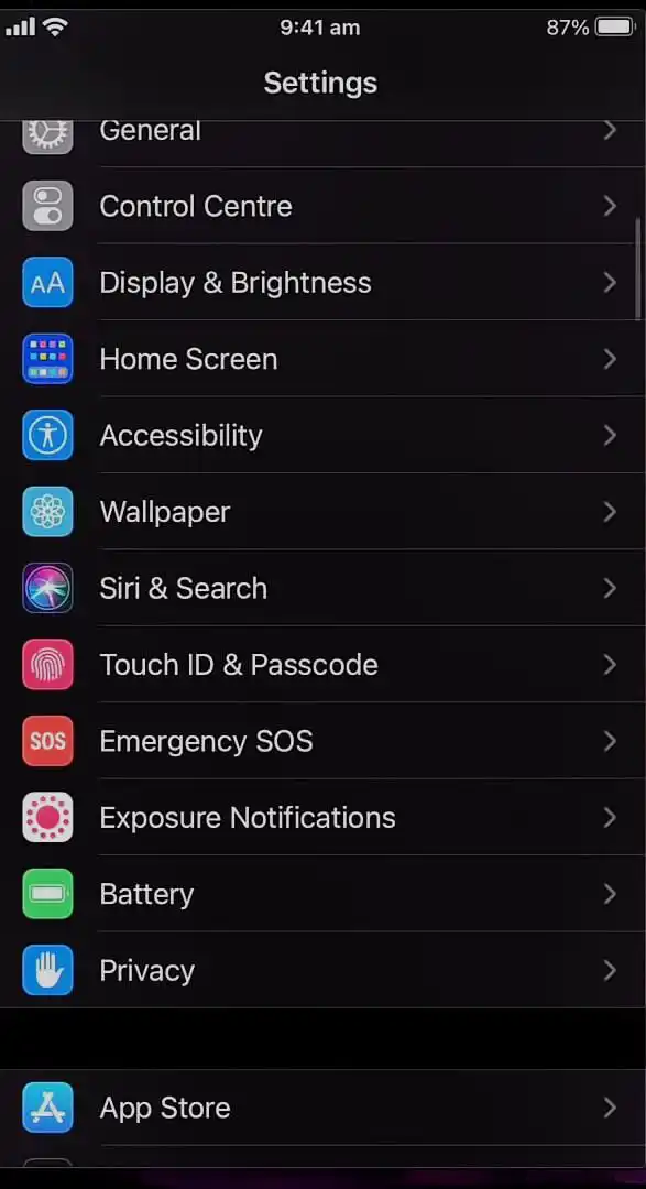 What is the orange dot on my iphone