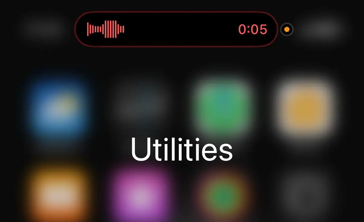 What is the orange dot on my iphone